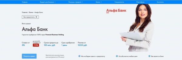 Описание банка и условий